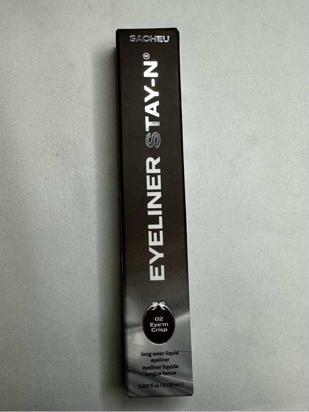 Sacheu Eyeliner Stay-N Liquid Eyeliner - 02 Eye'm Crisp Black.